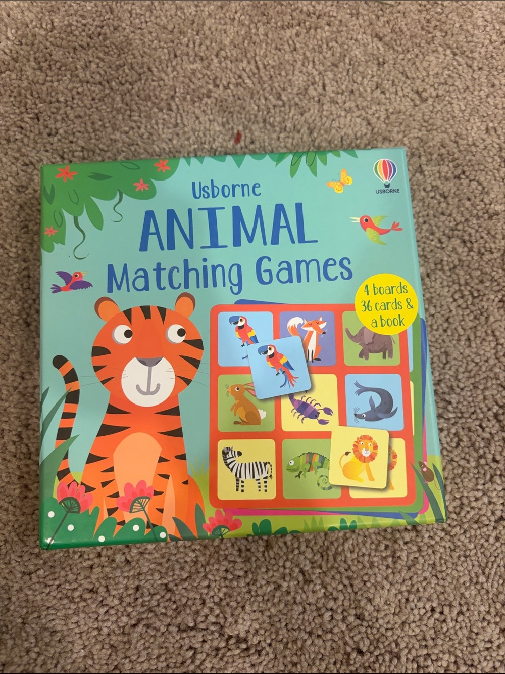 Born Animal Matching Games - Green and Orange